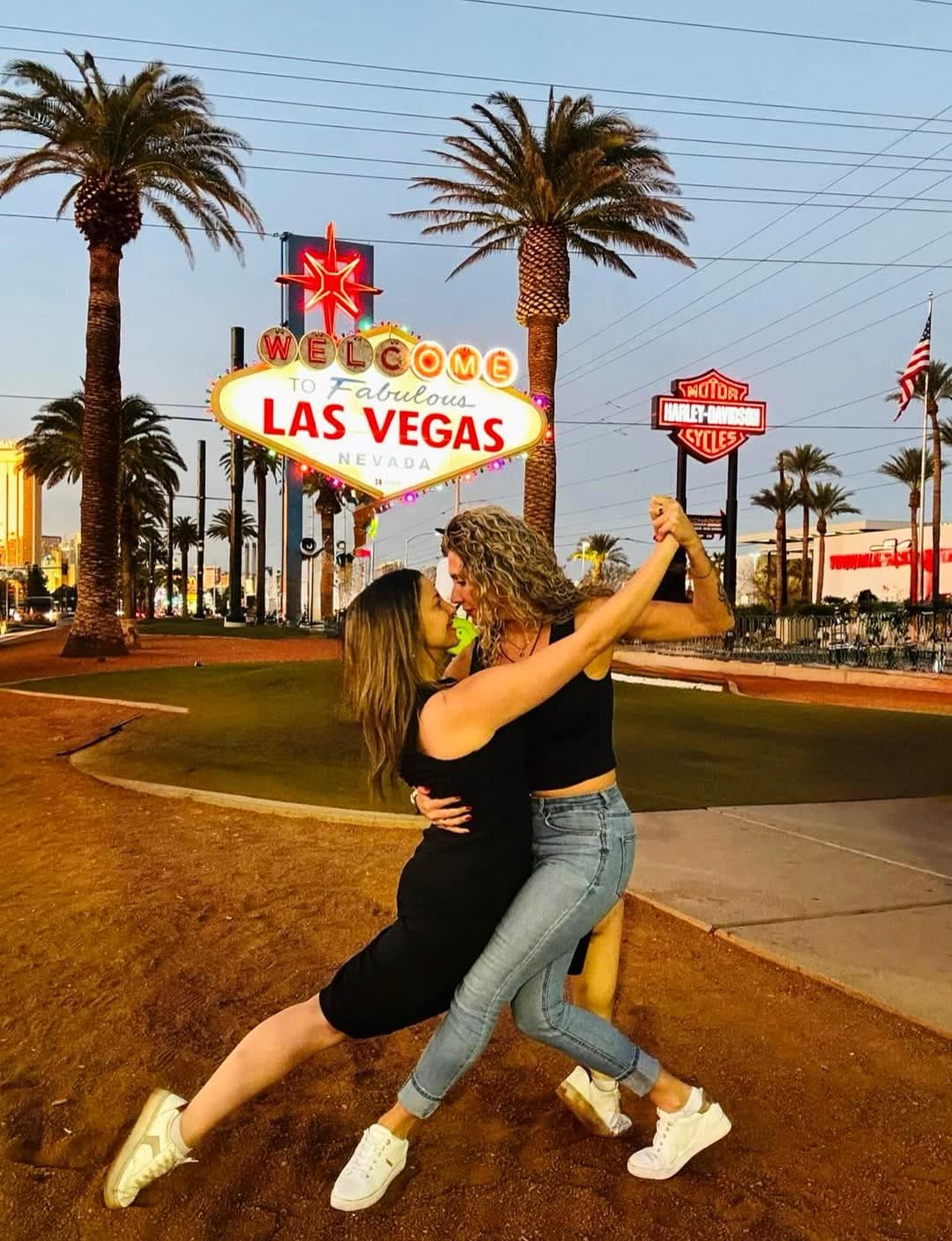 Ana Thomas teaching Argentine tango at My Roots Dance Studio in Las Vegas